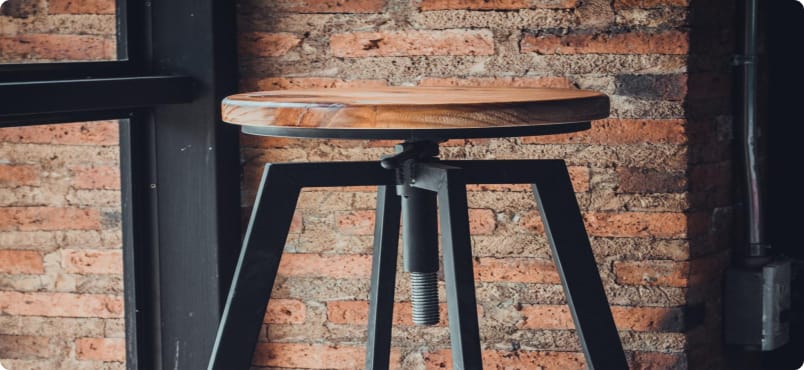 Industrial Bar Stool